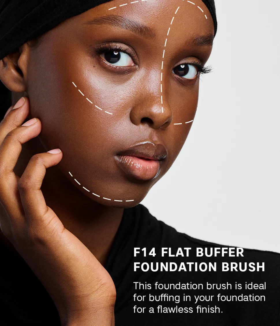 FLAT BUFFER FOUNDATION BRUSH F14